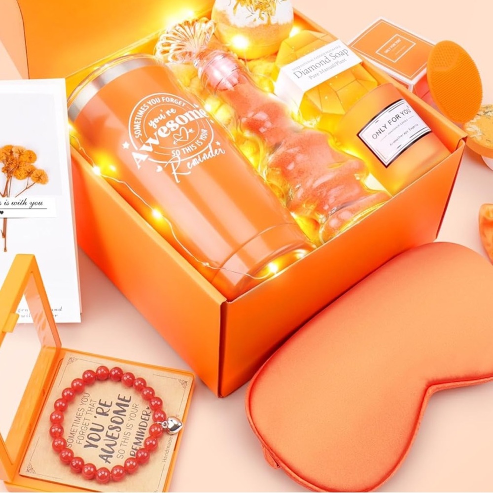 Orange Gift Box - Picture 3 of 9
